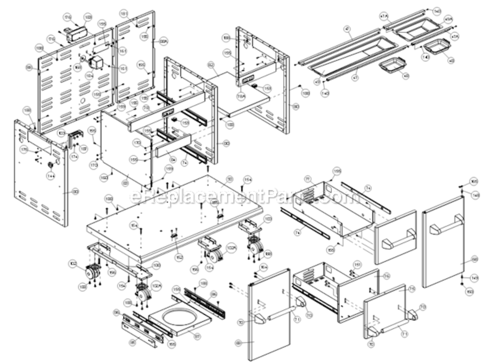 Page C Diagram and Parts List for 9576-84NZ  Broil King Grill